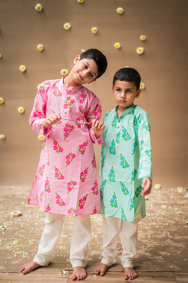 Lane of Happiness (Pink)- Boys Ethnic Wear