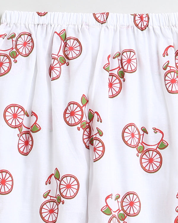 The Red Bicycle- Unisex Nightdress