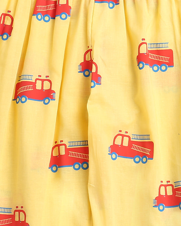 The Fighter Fire truck- Unisex Nightdress