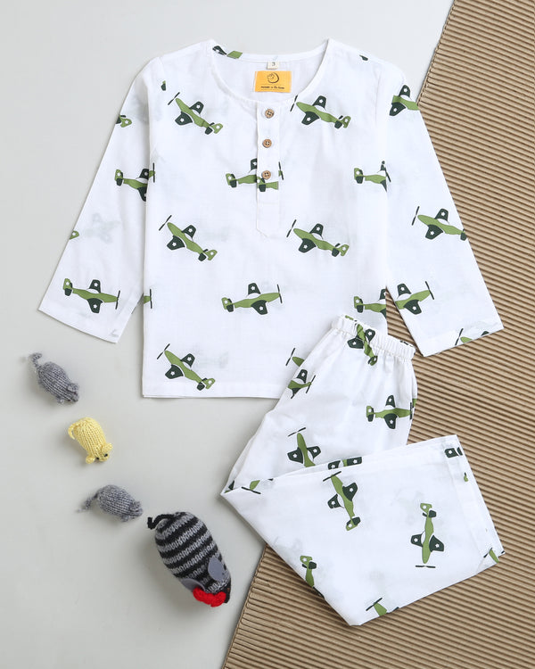 Fighter Plane- Unisex Nightwear