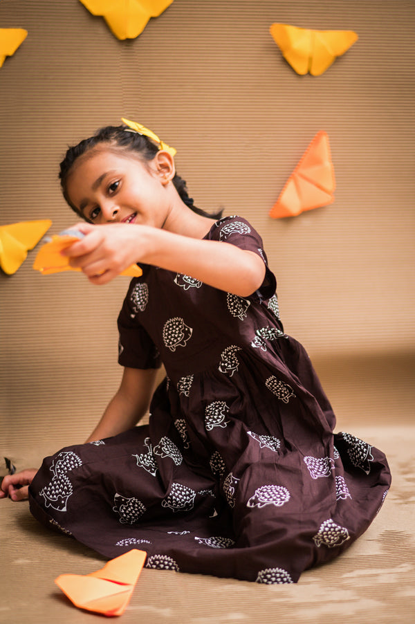 A Spiky Porcupine - Cotton Dress