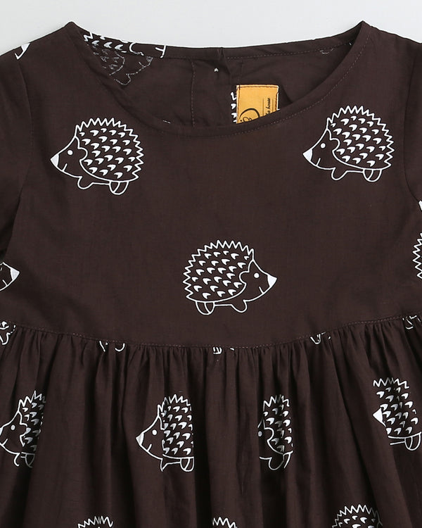 A Spiky Porcupine - Cotton Dress